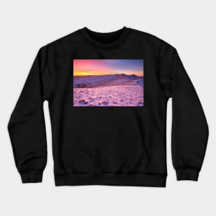 Corn Du, Pen y Fan and Cribyn sunset Crewneck Sweatshirt